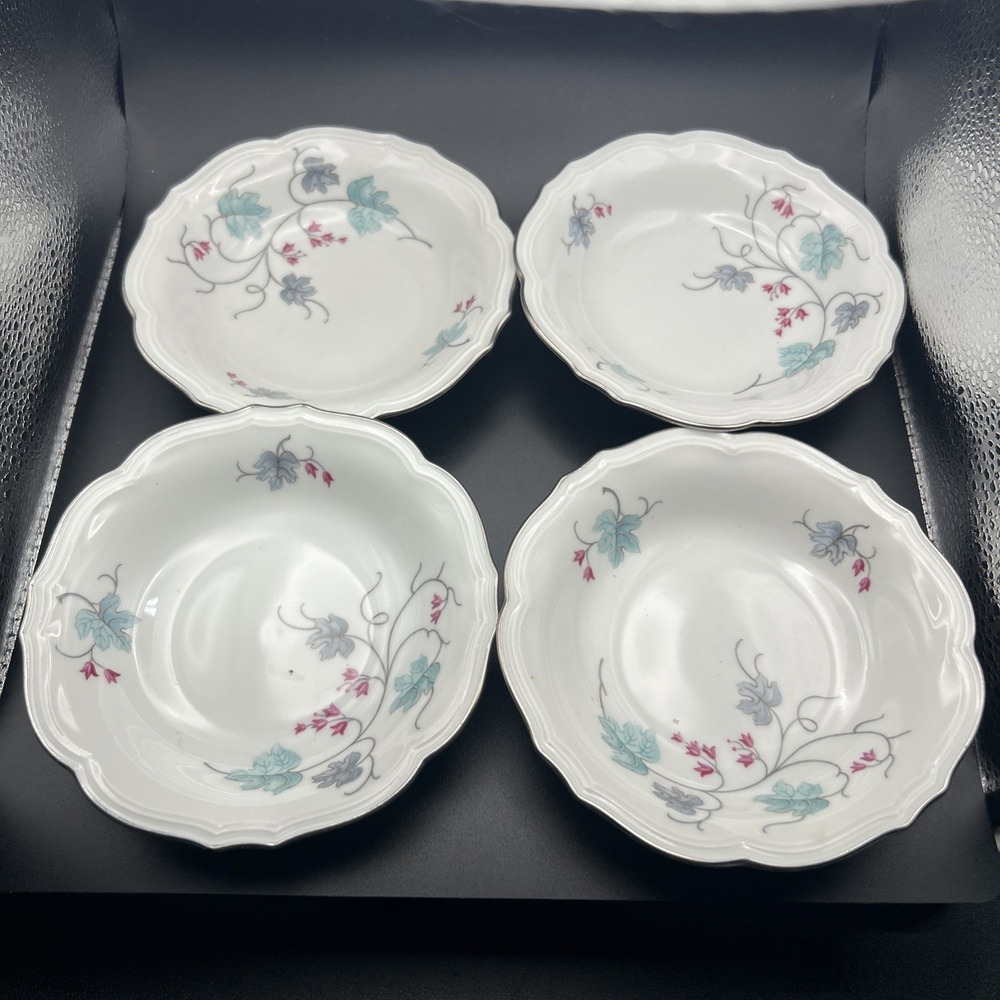 BARONET China SANDRA Germany Bavaria Set of 4 FRUIT DESSERT SAUCE BOWL 5-3/8"